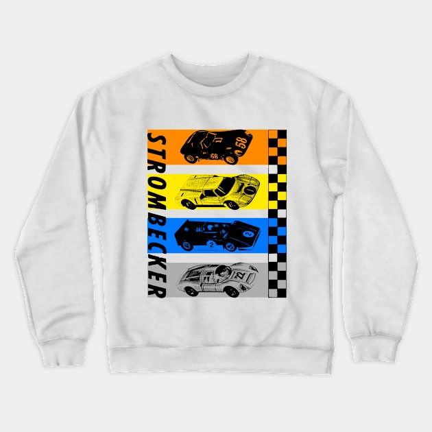 Strombecker Racing Colors Crewneck Sweatshirt by Strombecker Style